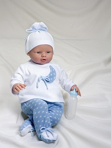 Кукла Неус в голубой пижамке, 45 см. (Asi, 2424048)